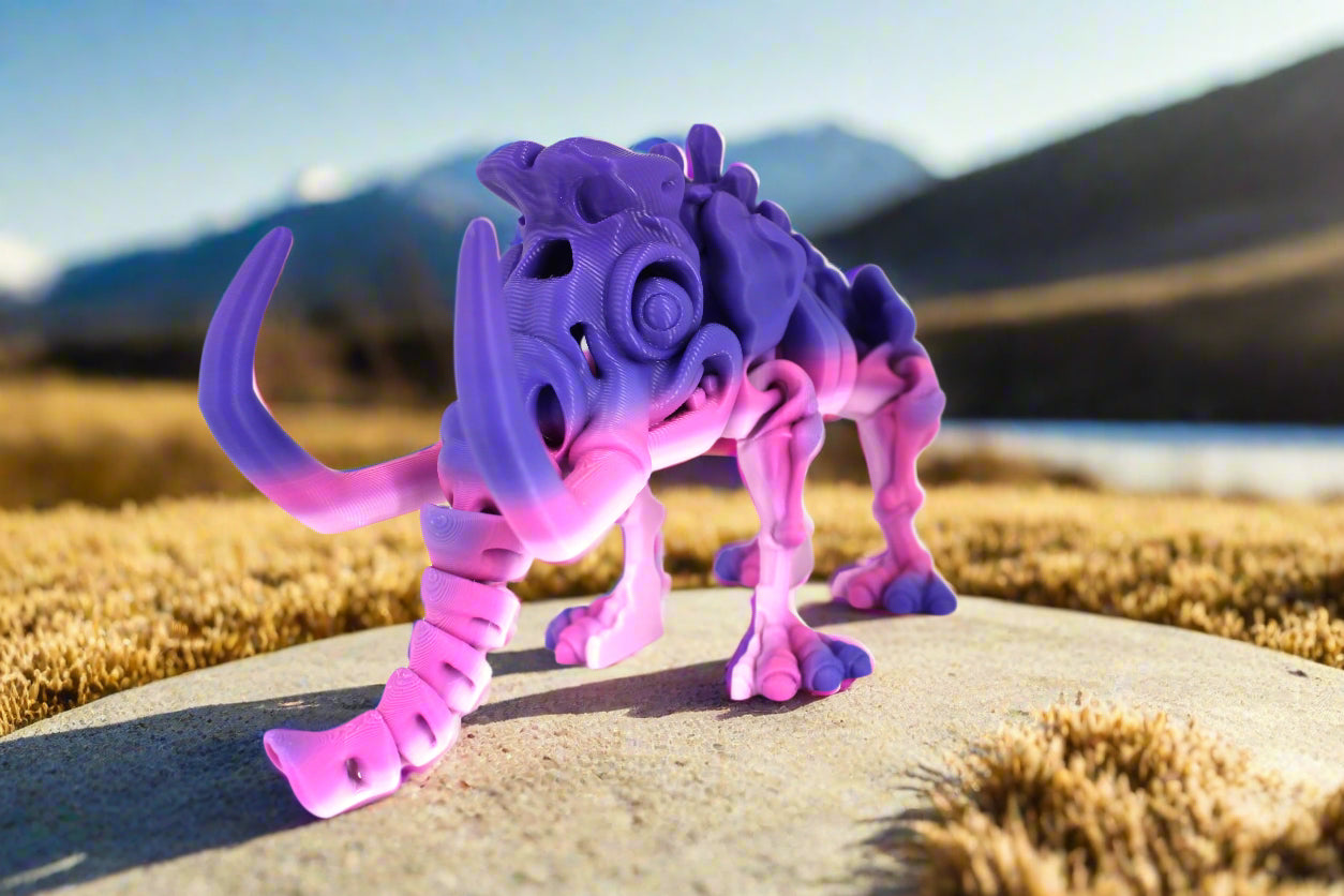 Articulating Skeleton Mammoth Multiple Colors to Choose From