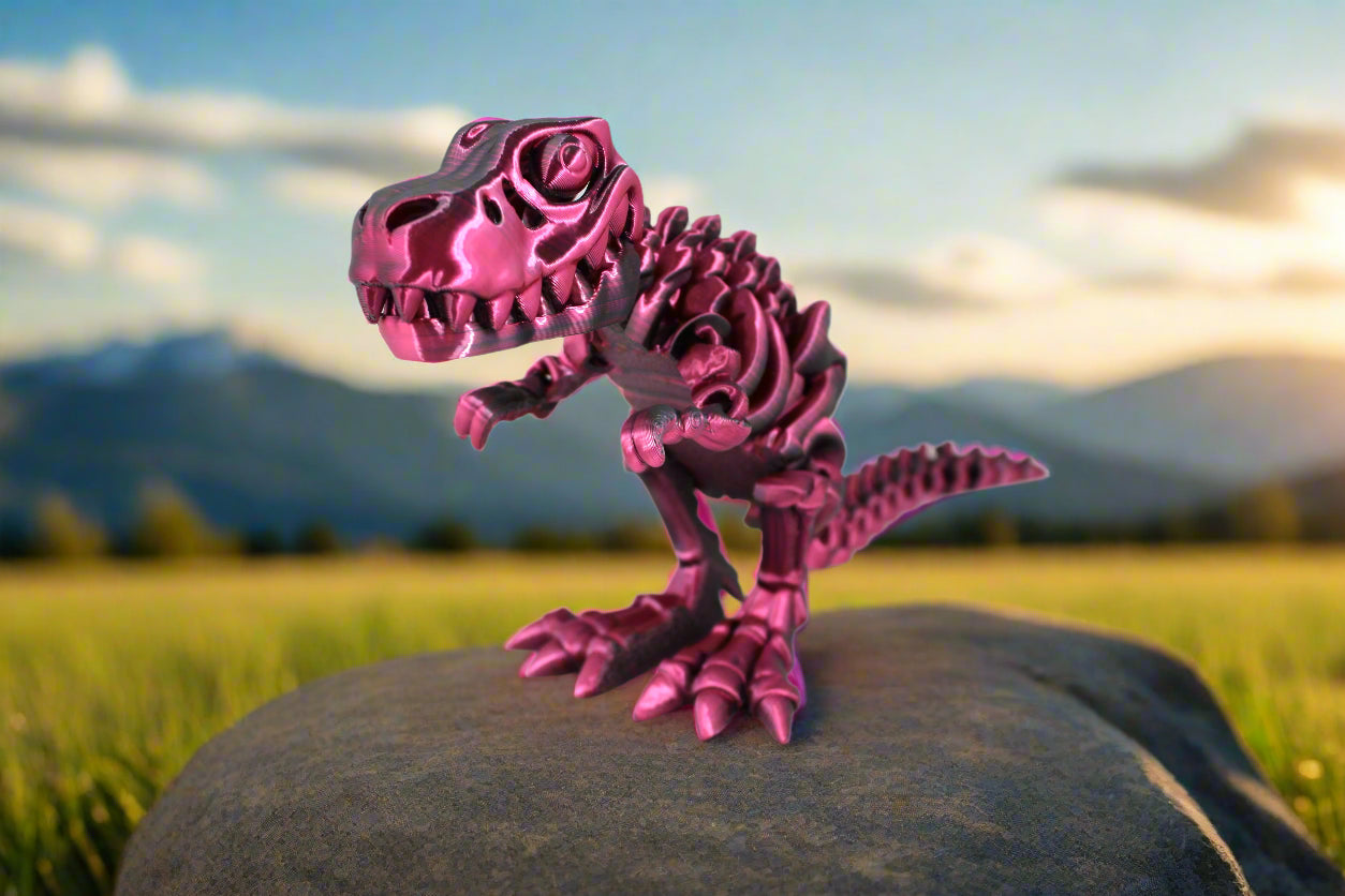 Articulated Skeleton T-Rex Multiple Colors to Choose From