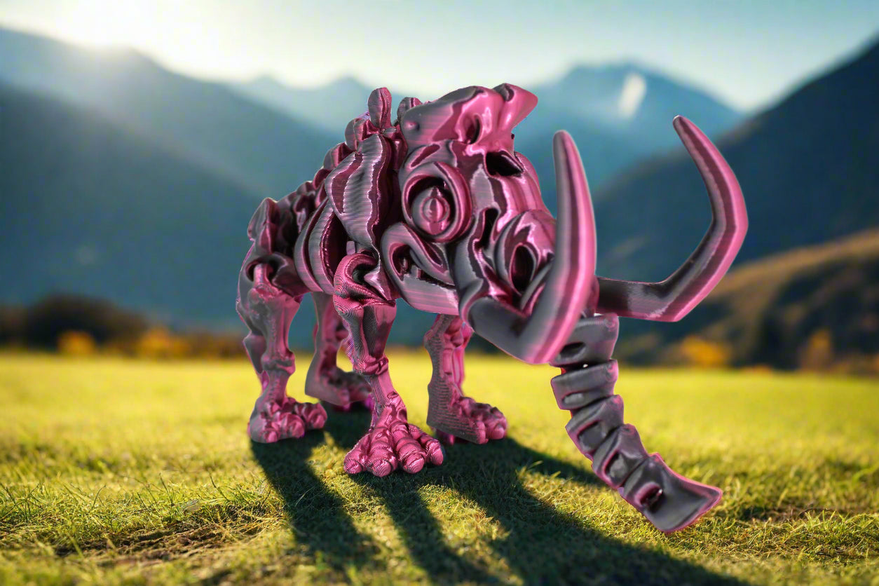Articulating Skeleton Mammoth Multiple Colors to Choose From