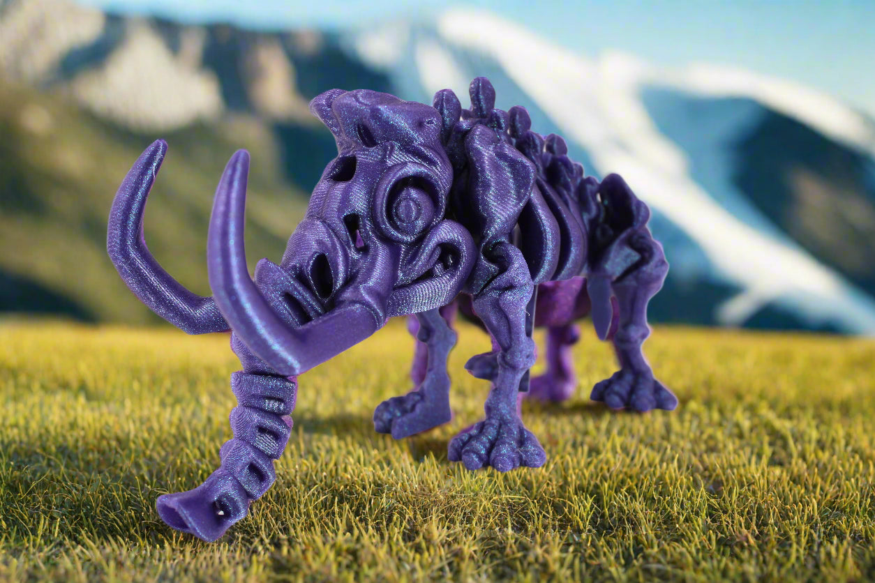 Articulating Skeleton Mammoth Multiple Colors to Choose From