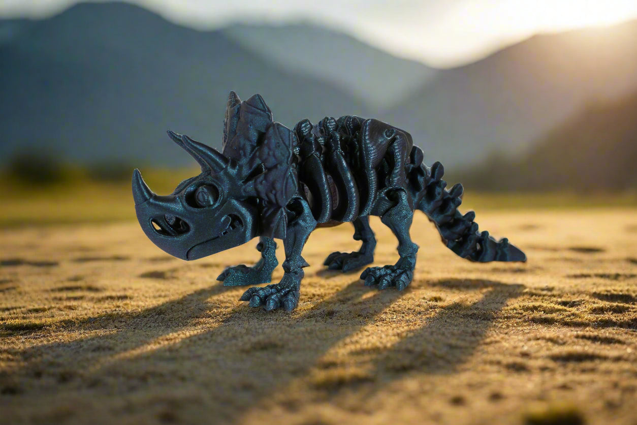 Articulating Skeleton Triceratops Multiple Colors to Choose From