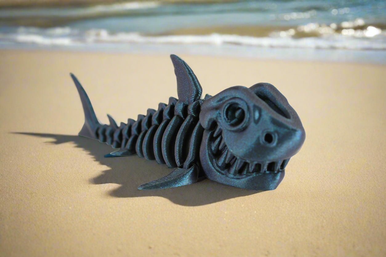 Articulated Skeleton Shark Multiple Colors to Choose From