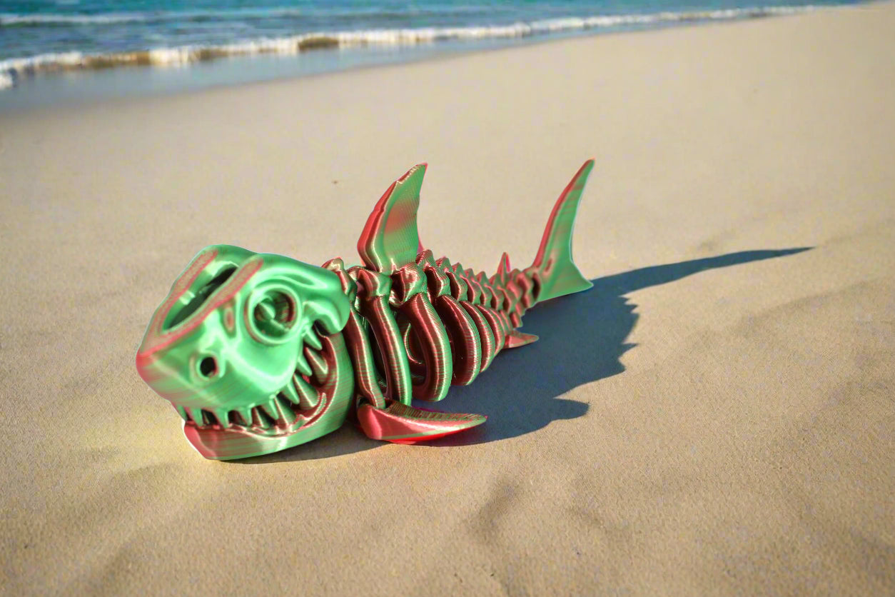 Articulated Skeleton Shark Multiple Colors to Choose From