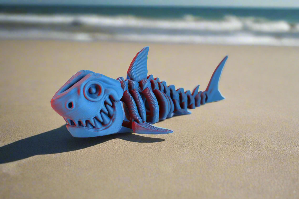 Articulated Skeleton Shark Multiple Colors to Choose From