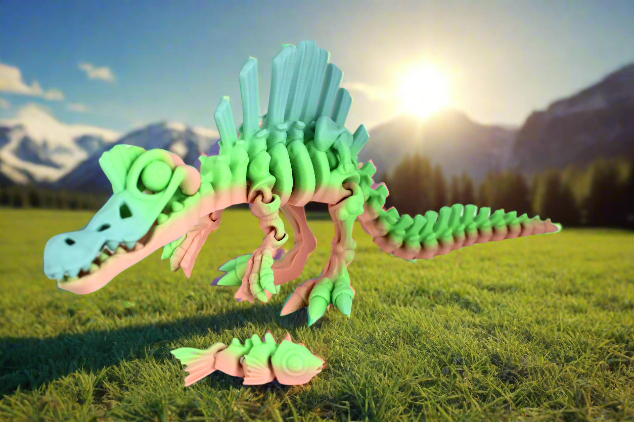 Articulating Skeleton Spinosaurus Multiple Colors to Choose From