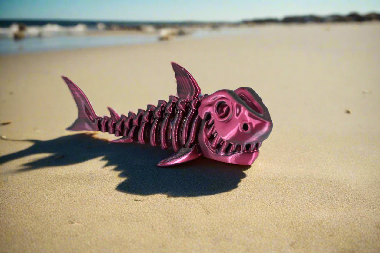 Articulated Skeleton Shark Multiple Colors to Choose From