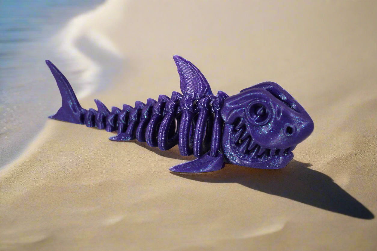 Articulated Skeleton Shark Multiple Colors to Choose From