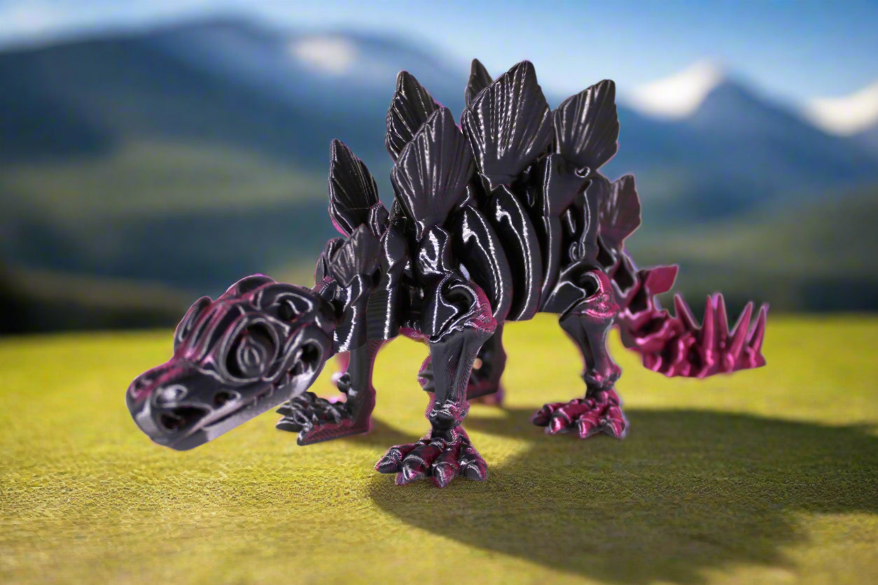 Articulating Skeleton Stegosaurus Multiple Colors to Choose From
