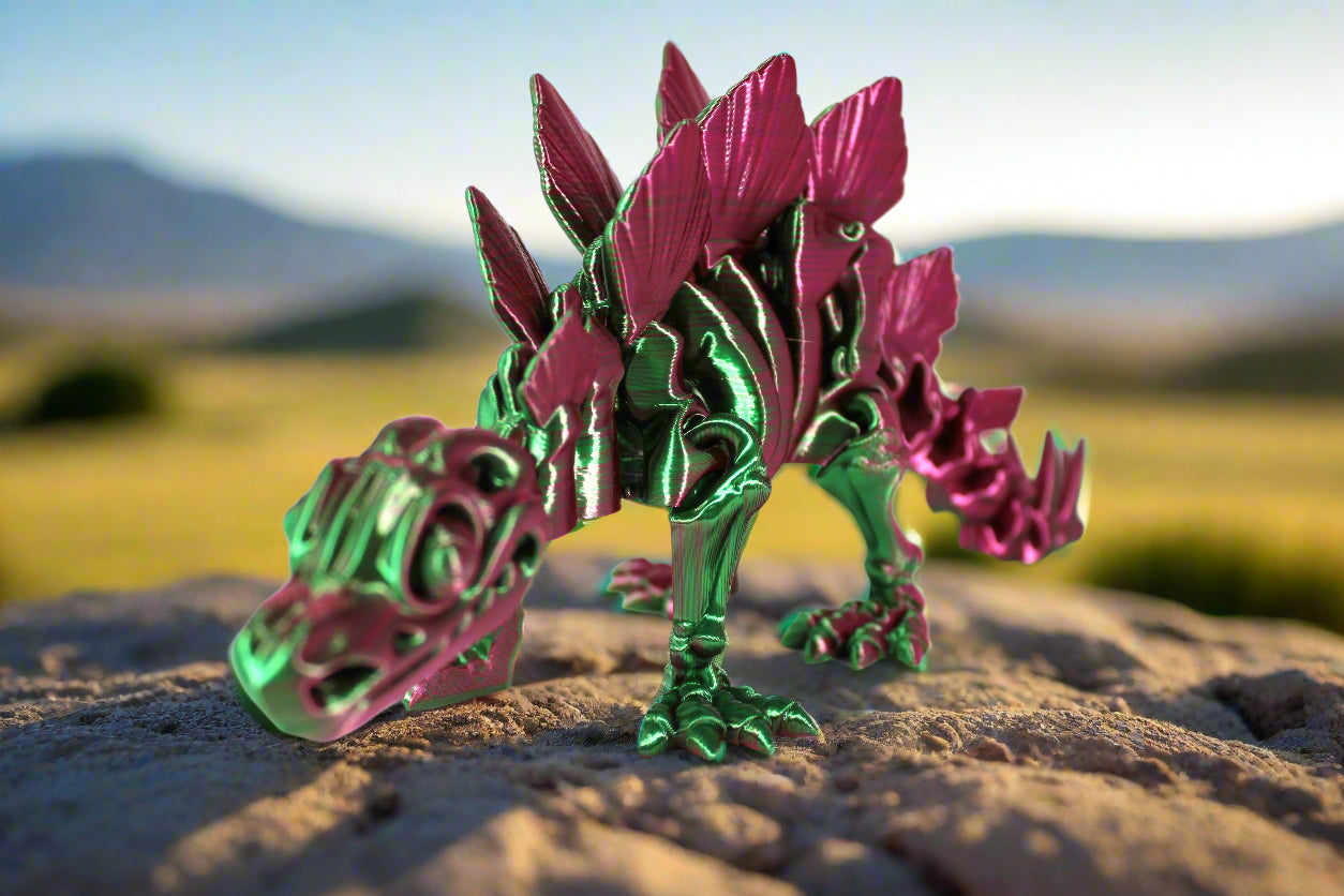 Articulating Skeleton Stegosaurus Multiple Colors to Choose From