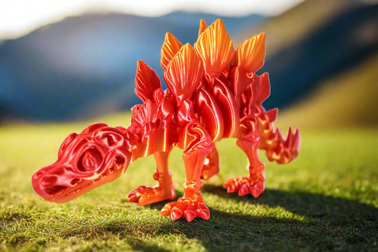 Articulating Skeleton Stegosaurus Multiple Colors to Choose From