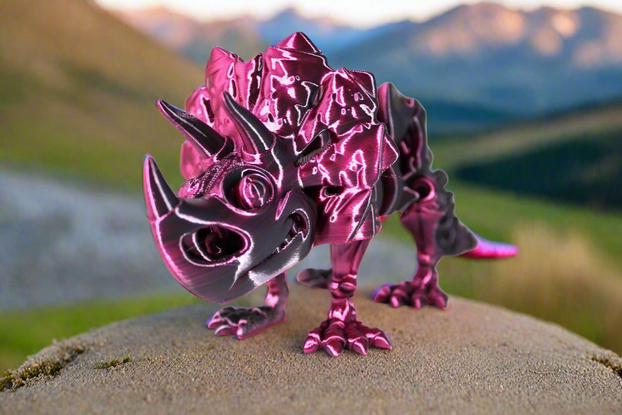 Articulating Skeleton Triceratops Multiple Colors to Choose From