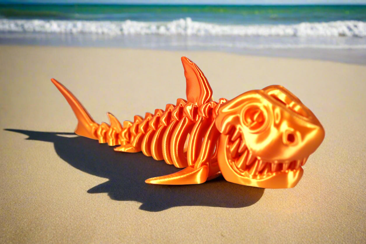 Articulated Skeleton Shark Multiple Colors to Choose From