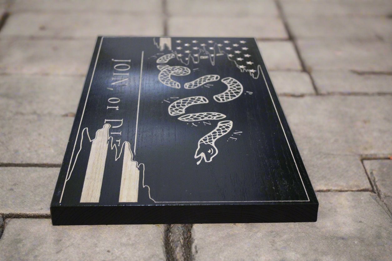 Small Join Or Die Tattered Flag