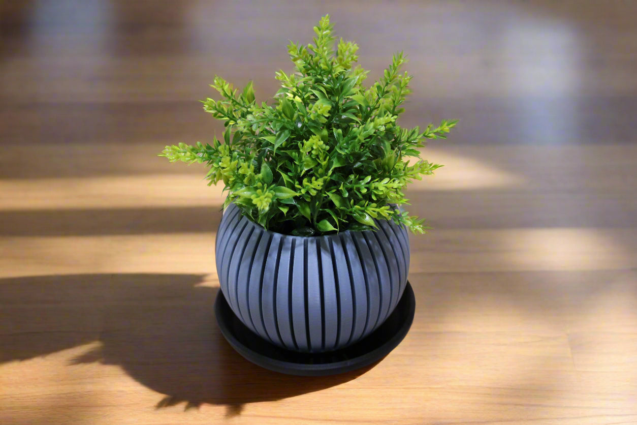 Beautiful Nimbus Planter with Plate