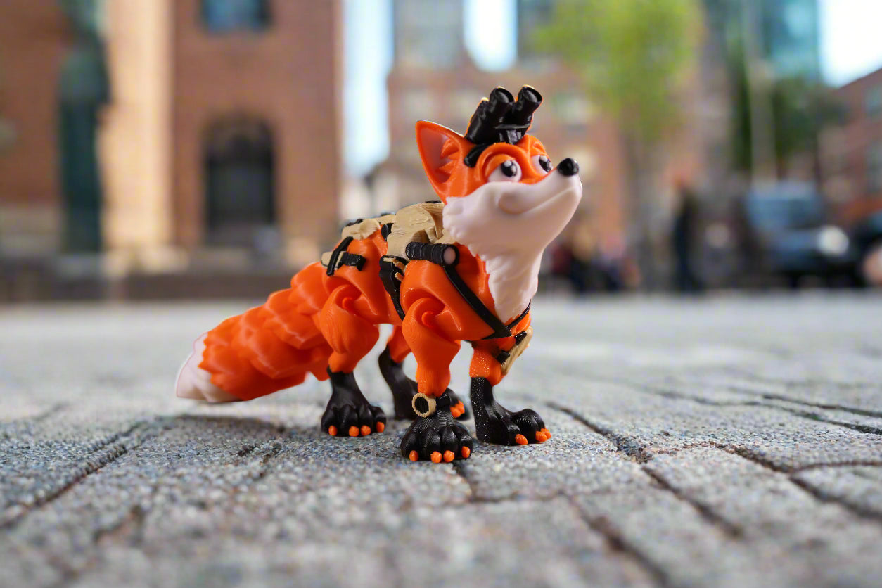 3d printed flexi fox