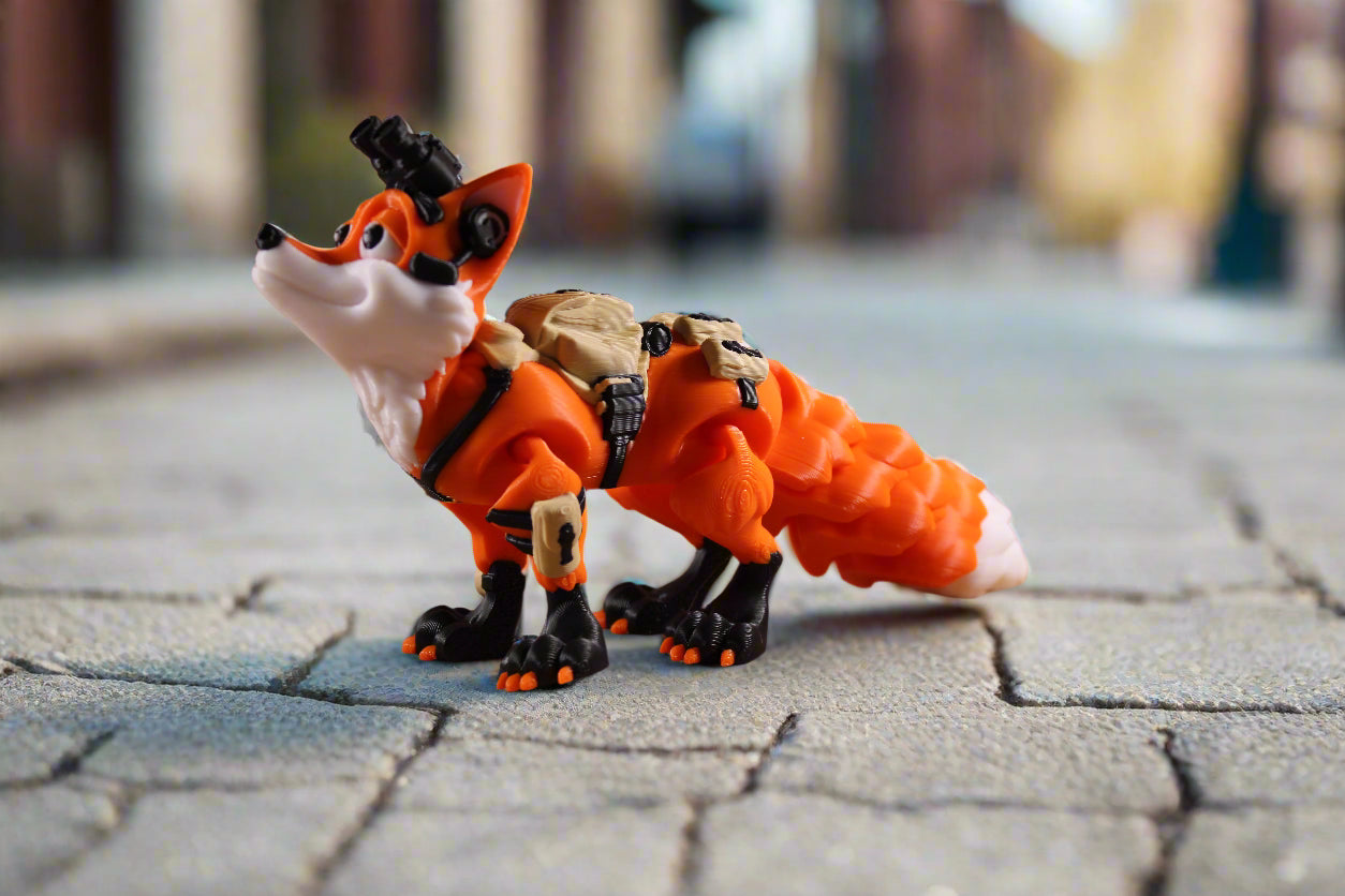 3d printed flexi fox