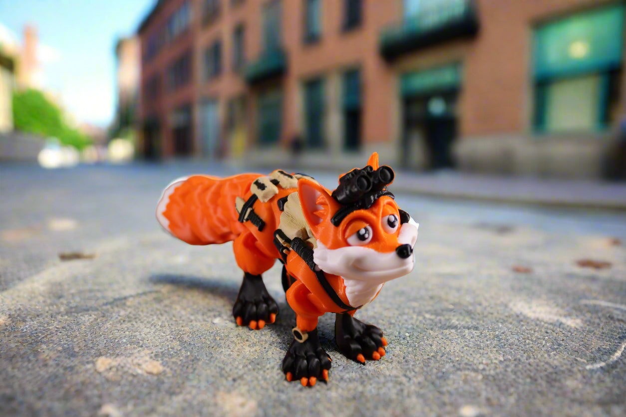 3d printed flexi fox