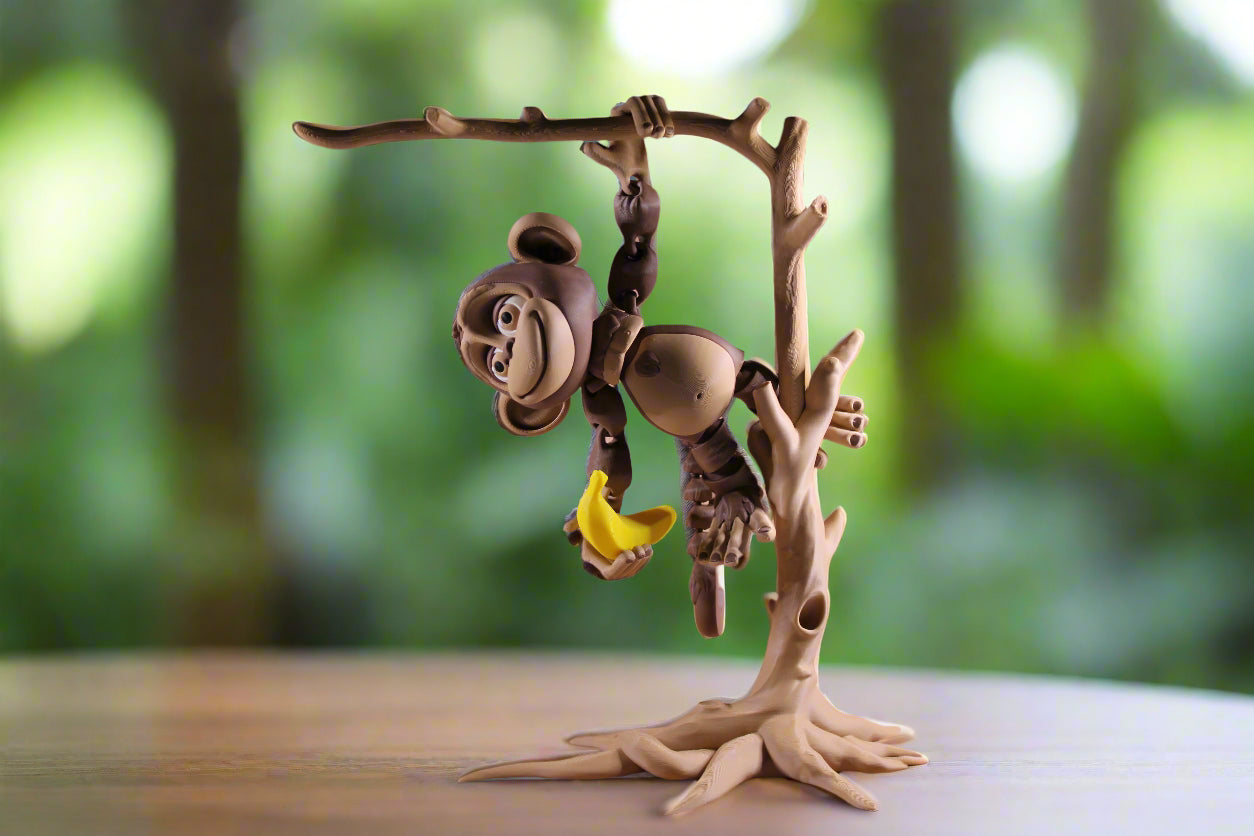 3d printed monkey playset