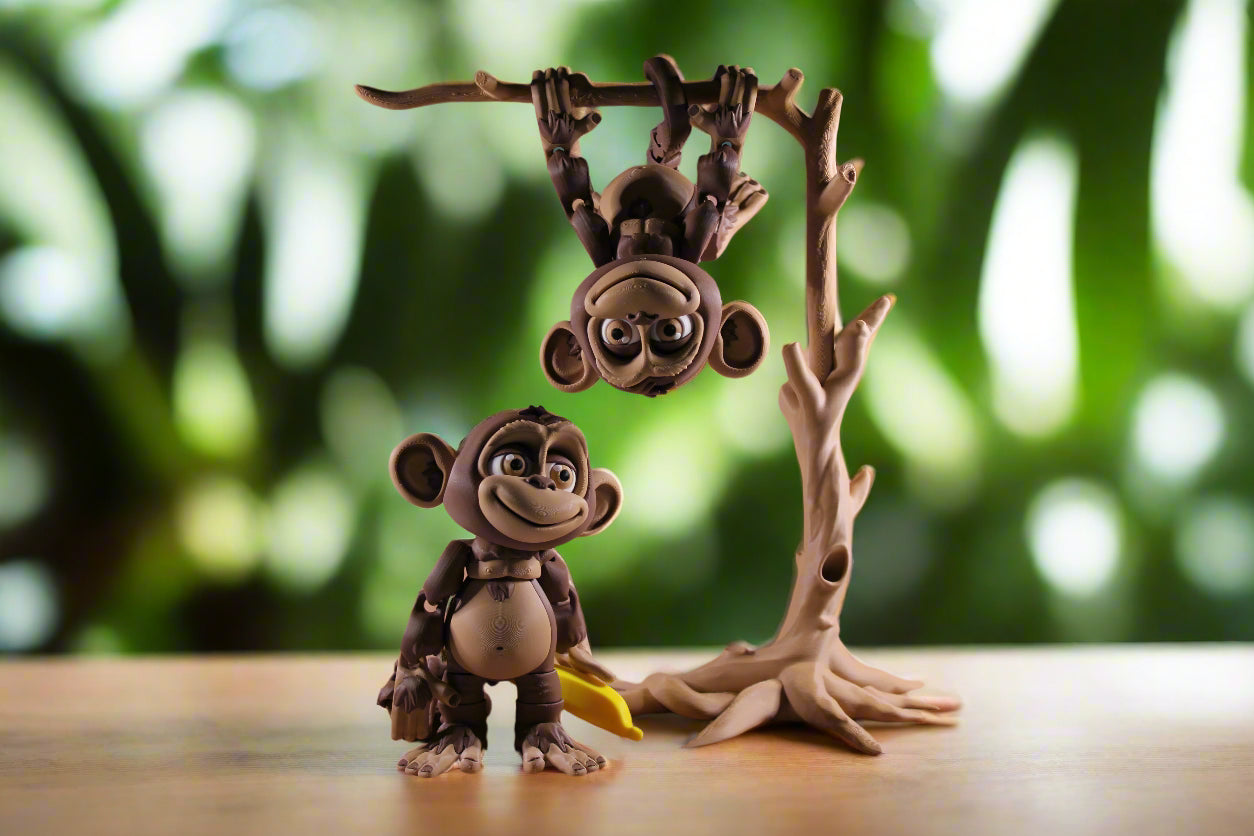 3d printed monkey playset