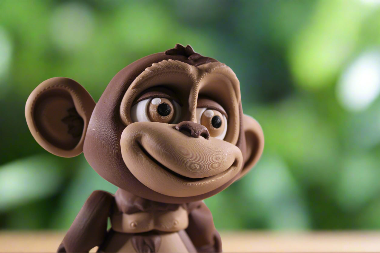 3d printed monkey playset
