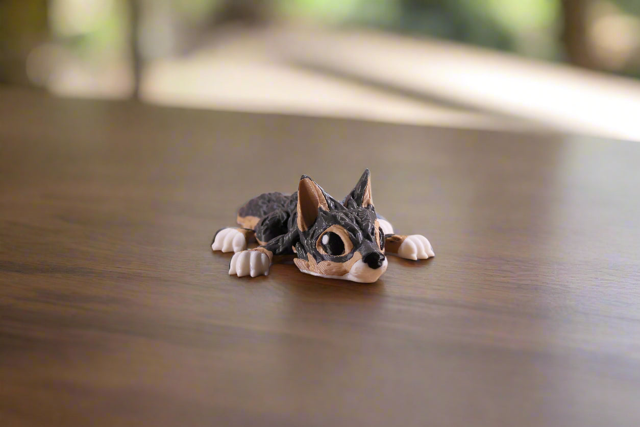 3d printed wolf