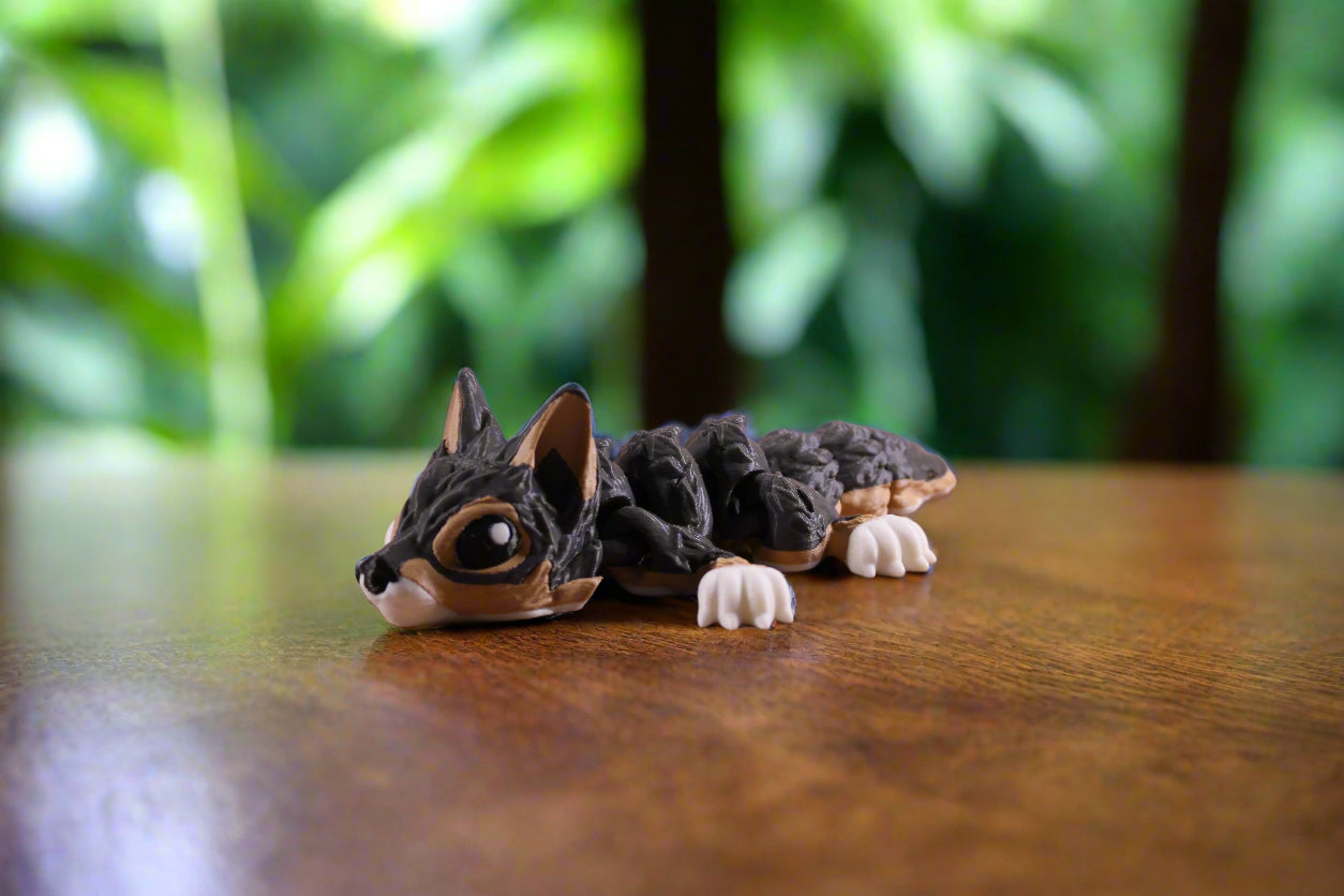 3d printed wolf pup