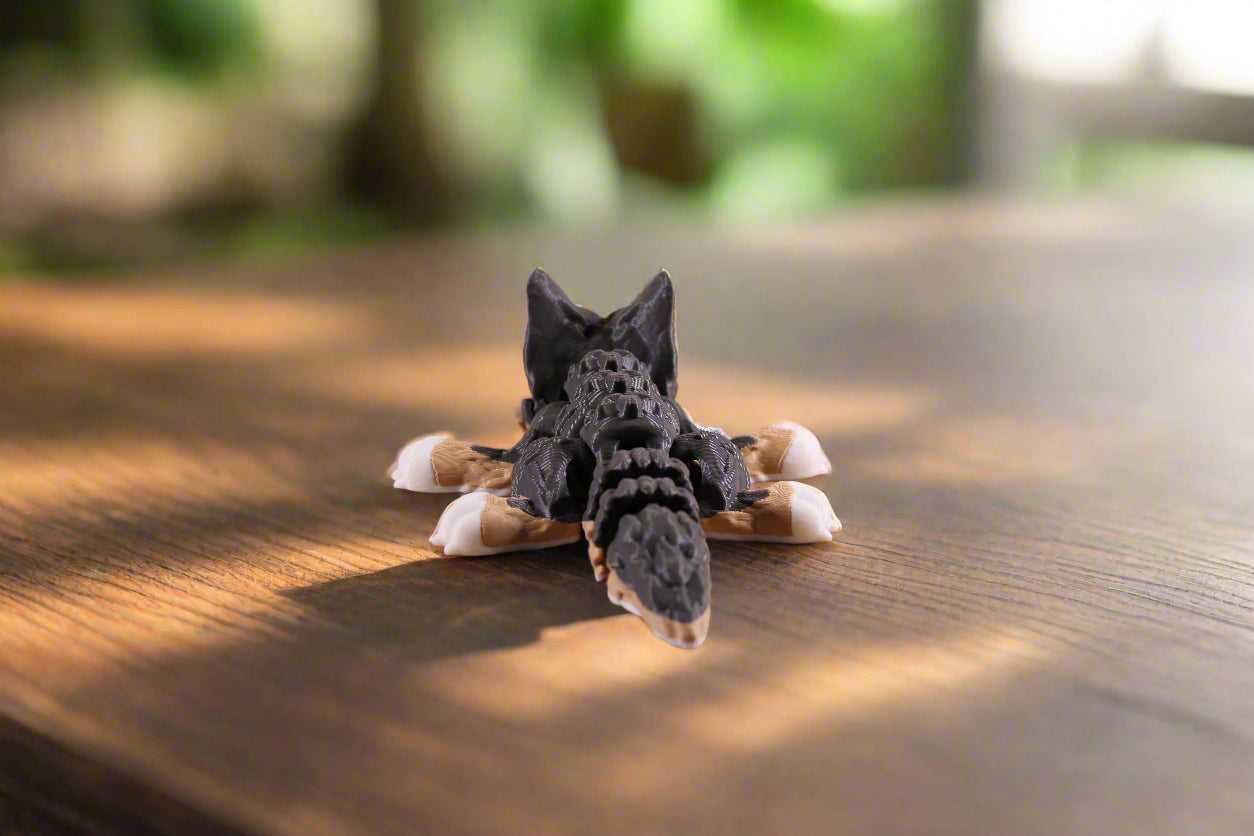 3d printed wolf pup