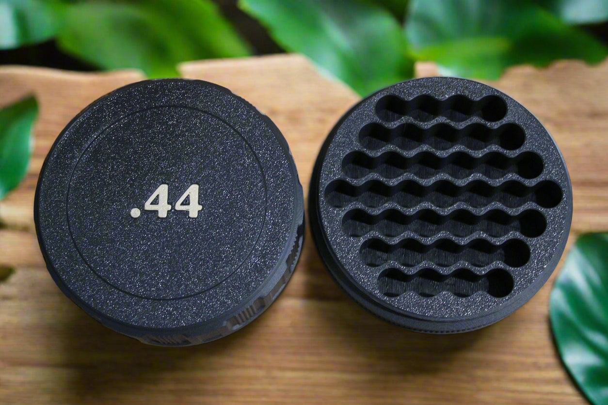 Customizable and Stackable .44 Magnum Ammo Container Proudly Made in America