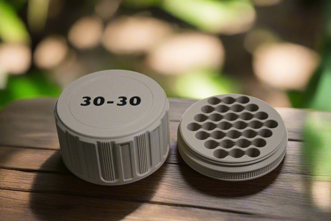 Customizable and Stackable 30-30 Ammo Container Proudly Made in America
