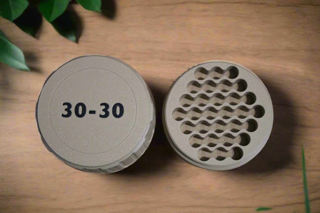 Customizable and Stackable 30-30 Ammo Container Proudly Made in America