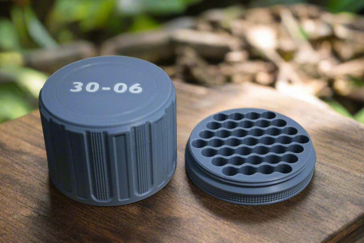 Customizable and Stackable 30-06 Ammo Container Proudly Made in America