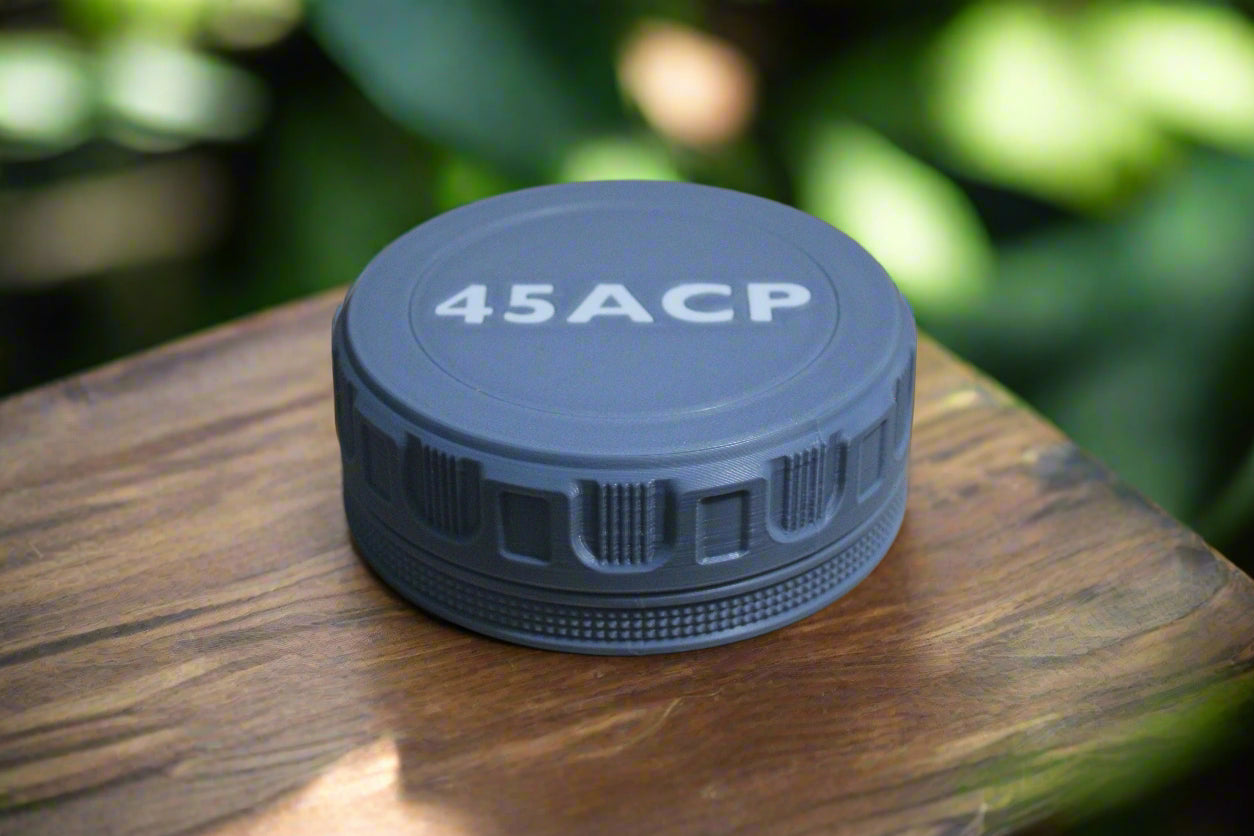 Customizable and Stackable 45 ACP Ammo Container Proudly Made in America