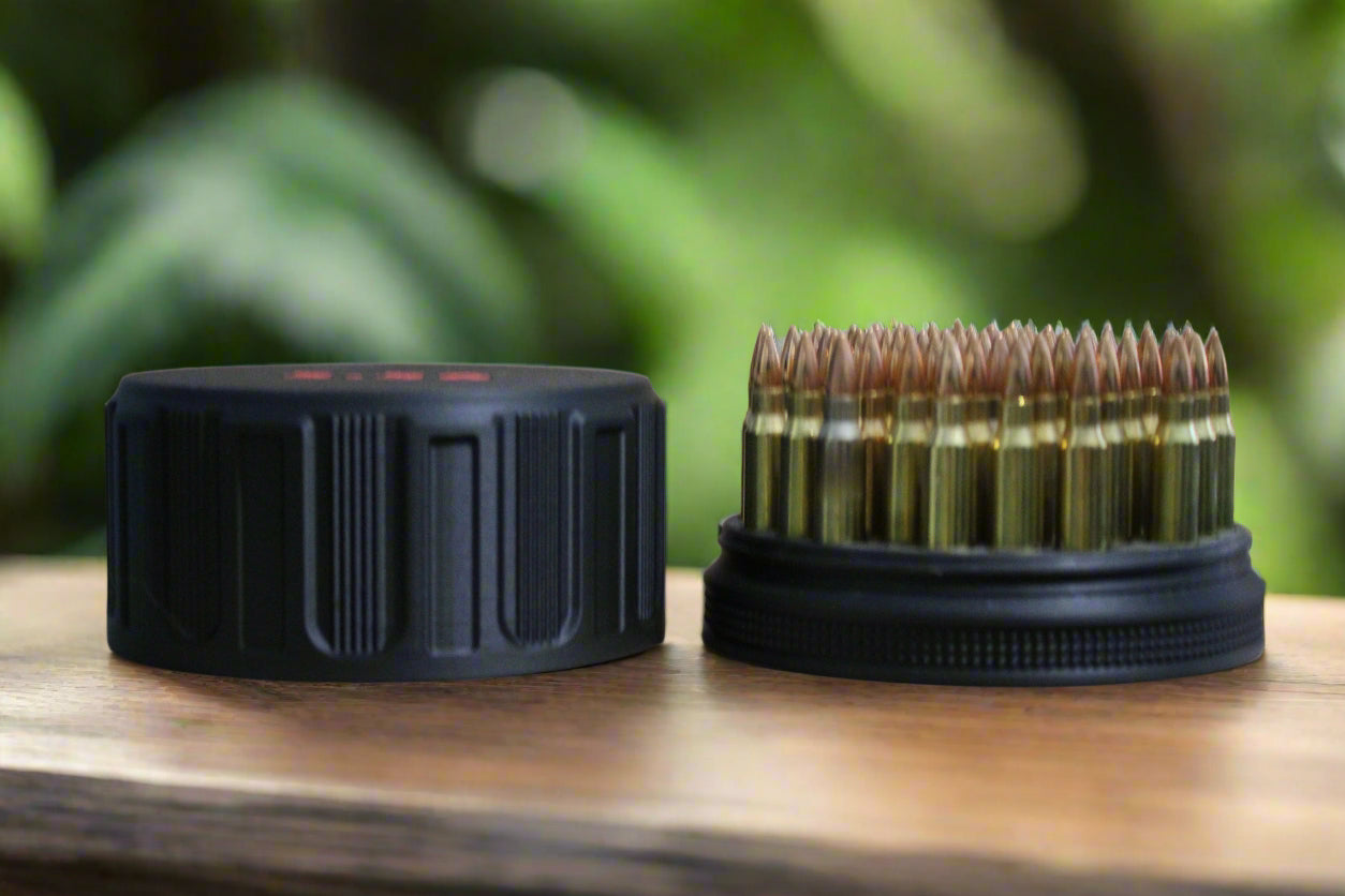 Customizable and Stackable 5.56 Ammo Container Proudly Made in America