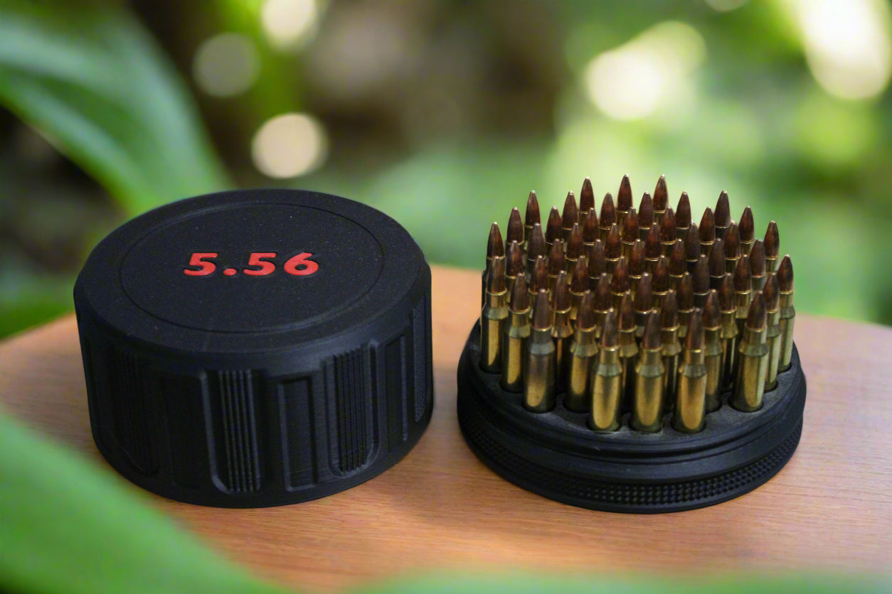 Customizable and Stackable 5.56 Ammo Container Proudly Made in America