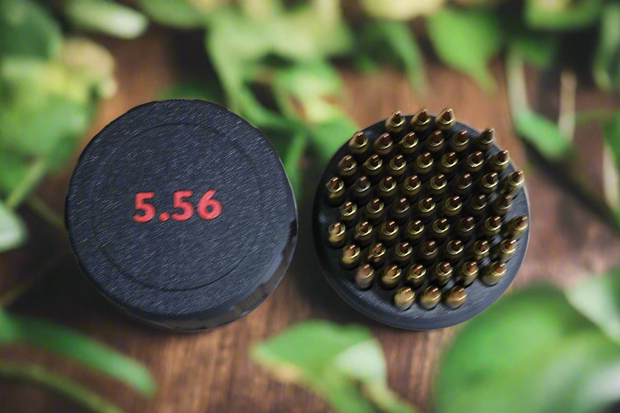 Customizable and Stackable 5.56 Ammo Container Proudly Made in America