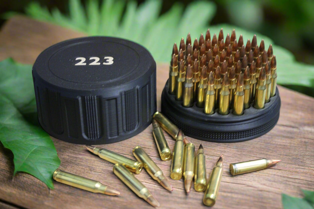 Customizable and Stackable 223 Ammo Container Proudly Made in America