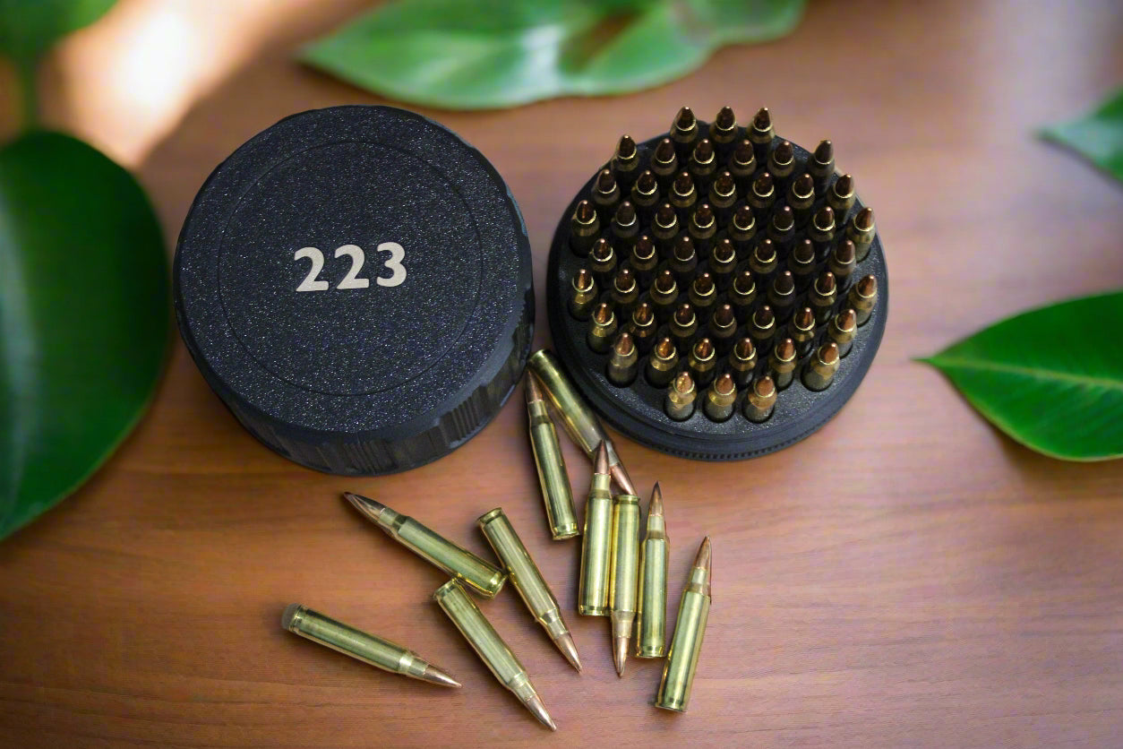 Customizable and Stackable 223 Ammo Container Proudly Made in America
