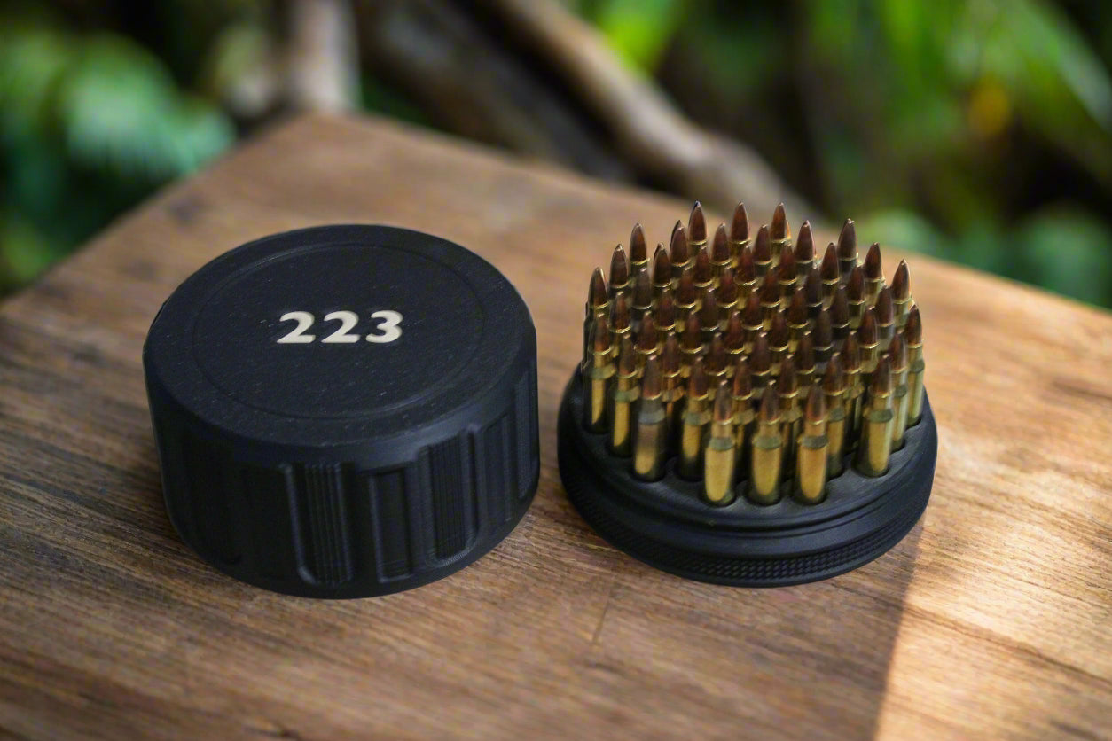 Customizable and Stackable 223 Ammo Container Proudly Made in America