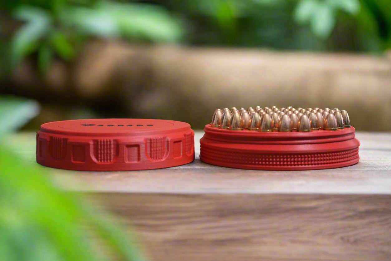 Customizable and Stackable 9mm Ammo Container Proudly Made in America