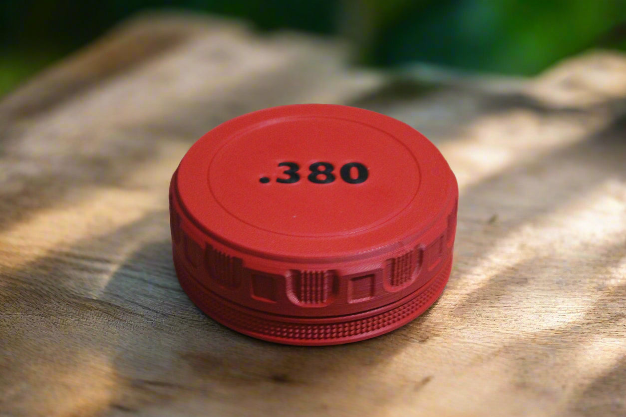 Customizable and Stackable .380 Ammo Container Proudly Made in America