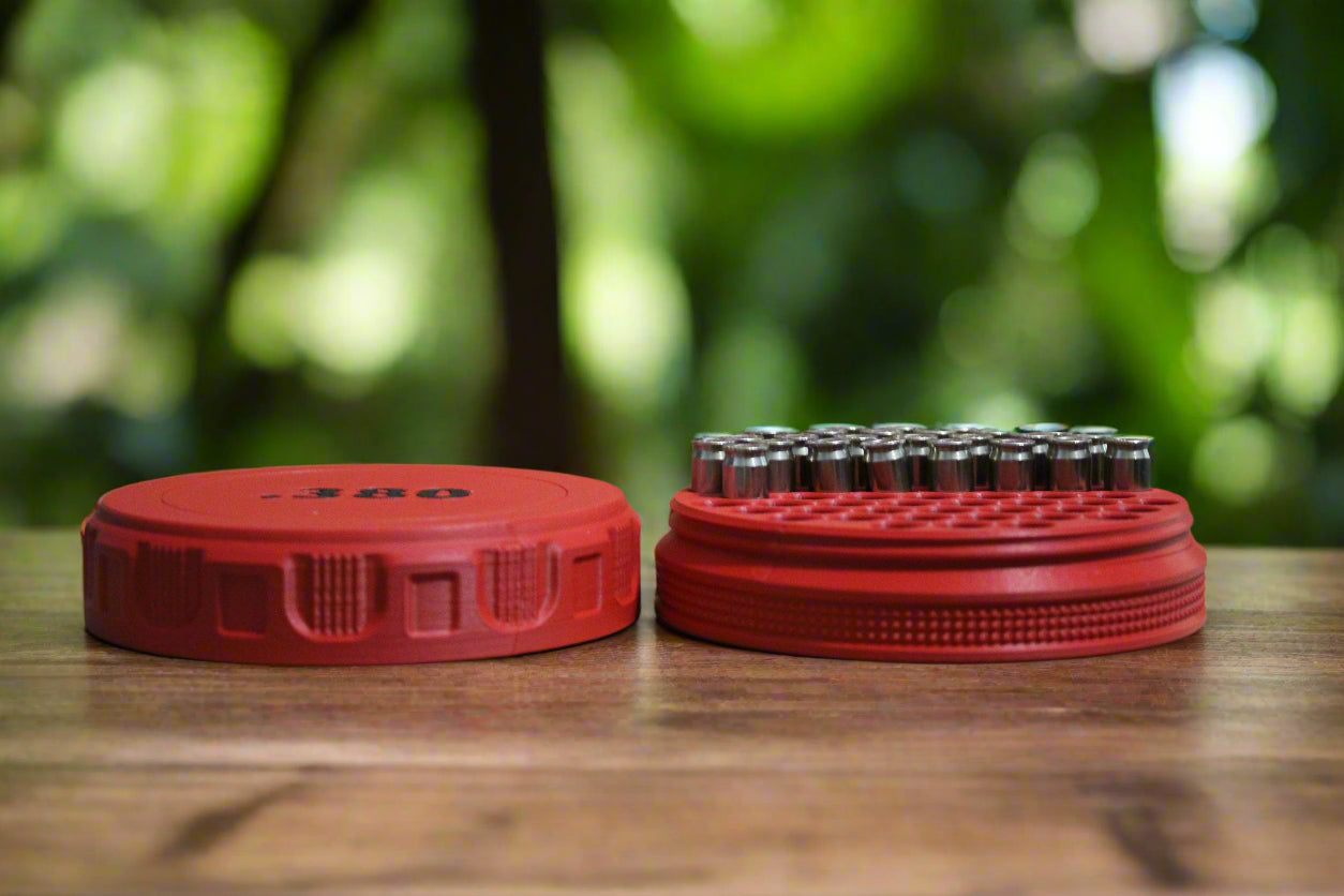 Customizable and Stackable .380 Ammo Container Proudly Made in America