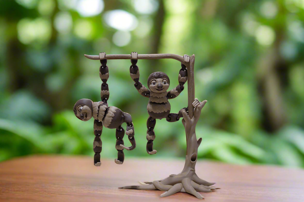 3d printed sloth playset