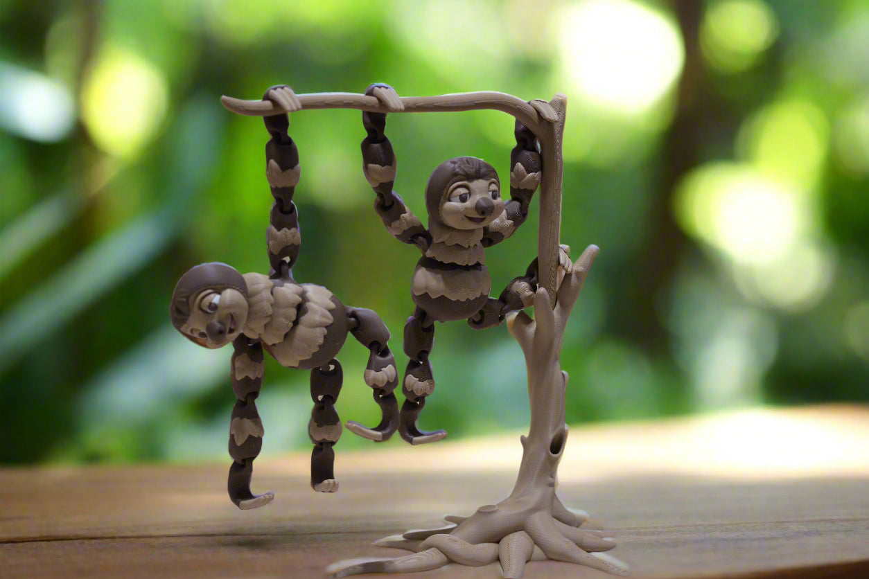 3d printed sloth playset