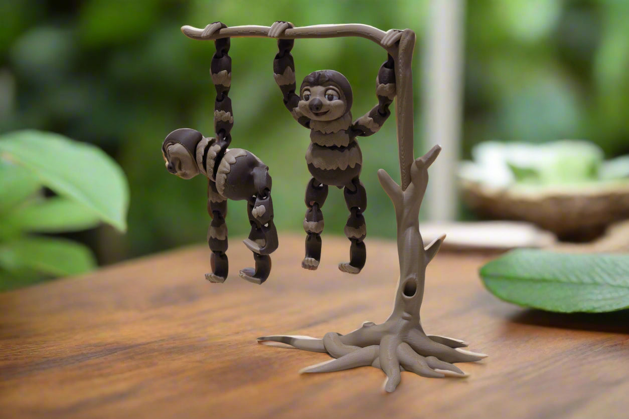 3d printed sloth playset