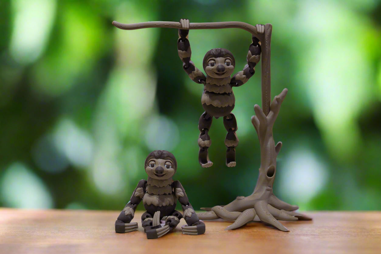 3d printed sloth playset