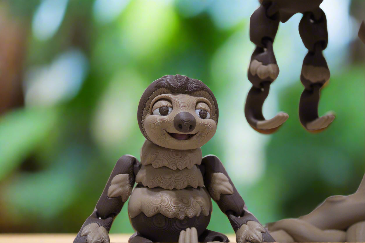 3d printed sloth playset