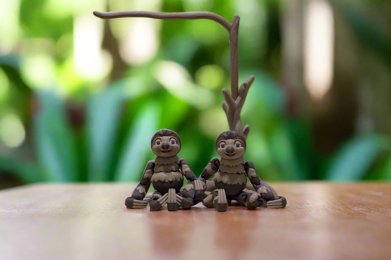 3d printed sloth playset