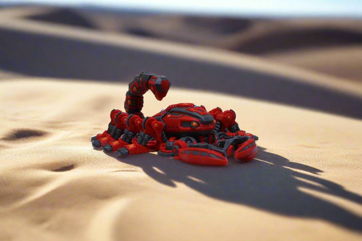 3d printed cyber scorpion
