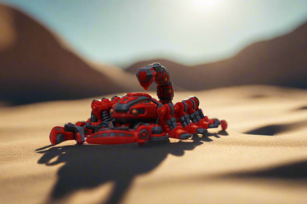 3d printed articulating cyber scorpion