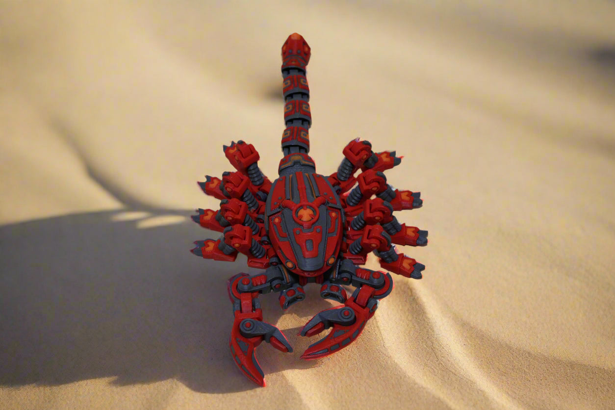 3d printed cyber scorpion